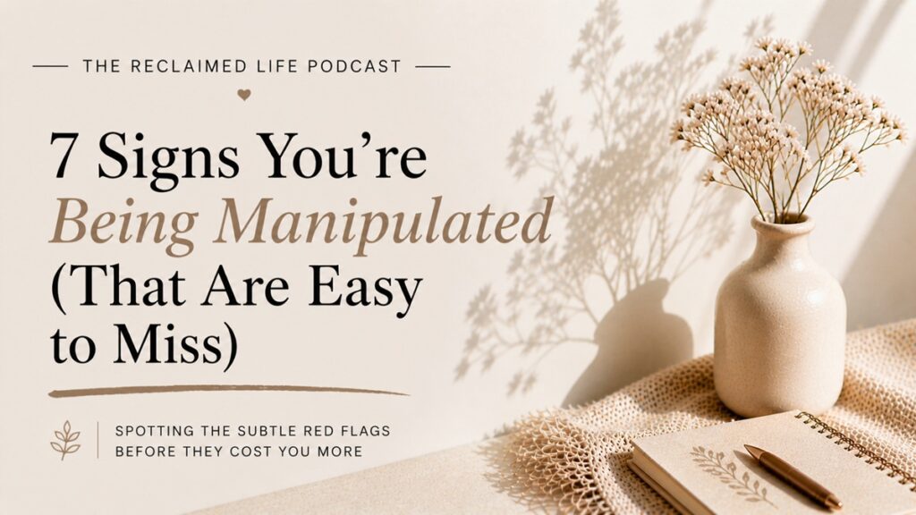 What does it really mean to reclaim your life? In this episode of The Reclaimed Life Podcast, we explore what it looks like to rebuild after emotional or spiritual harm, reconnect with yourself, and begin moving forward with clarity and self-trust. A gentle, grounding conversation for anyone in the process of healing.