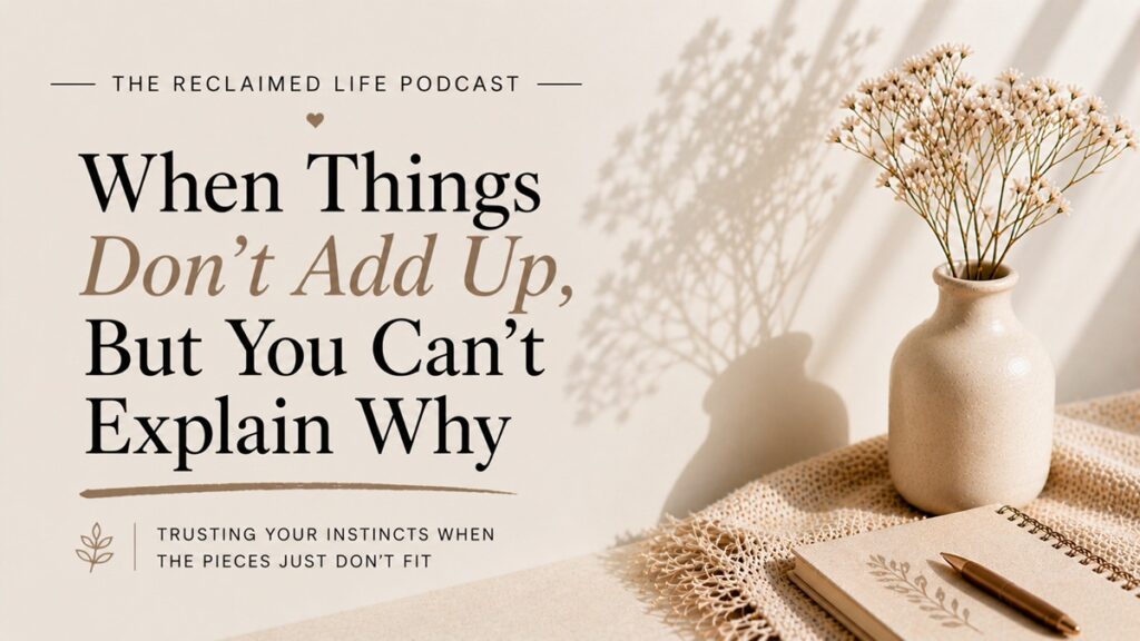 You walk away from conversations feeling confused, unsettled, and unsure of yourself—but you can’t explain why. This post explores how that feeling builds over time and what it might mean when nothing quite makes sense.