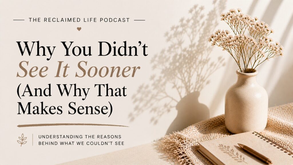 If you’ve ever looked back and wondered why you didn’t recognize manipulation sooner, you’re not alone. These patterns often unfold gradually, making them difficult to see while you’re inside them. This post offers gentle clarity and validation for anyone beginning to understand their experience and rebuild trust in themselves.