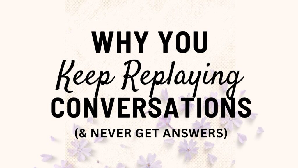 If you keep replaying conversations trying to understand what happened, there’s a reason it never fully makes sense.
