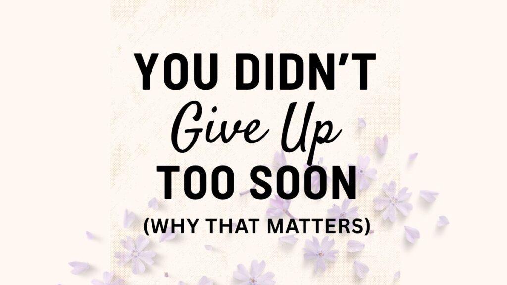 If you’ve ever wondered why you stayed, this will change how you see it. Staying wasn’t weakness—it was confusion, hope, and trying to make sense of something that didn’t add up.