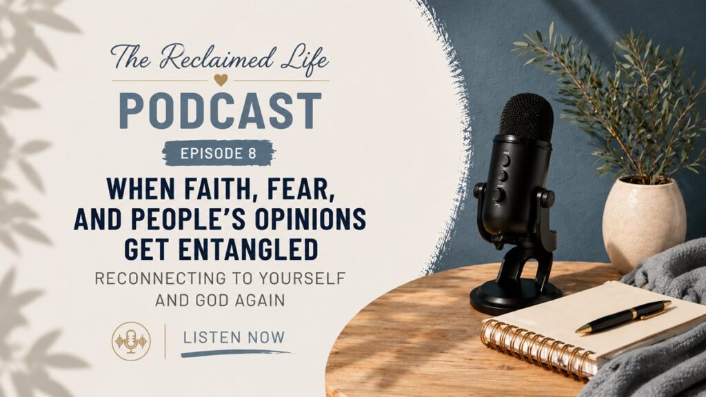 Description: If you’ve spent years abandoning yourself to stay connected to others, this conversation will hit home. Listen to this honest, healing episode about fear, faith, boundaries, and learning to trust your own voice again.