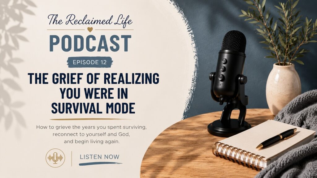 Sometimes healing isn’t just learning to rest—it’s grieving how long you had to survive. If you’ve normalized exhaustion, hypervigilance, overthinking, or emotional survival, this gentle perspective on healing, grief, and reconnecting to yourself and God may resonate deeply.