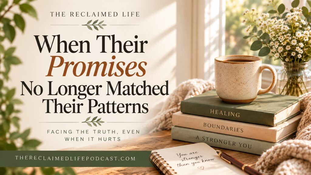 Sometimes the hardest thing is facing the difference between what someone promises and what actually happens. This blessing is for anyone learning to stop explaining away their experience and trust what they’ve seen.